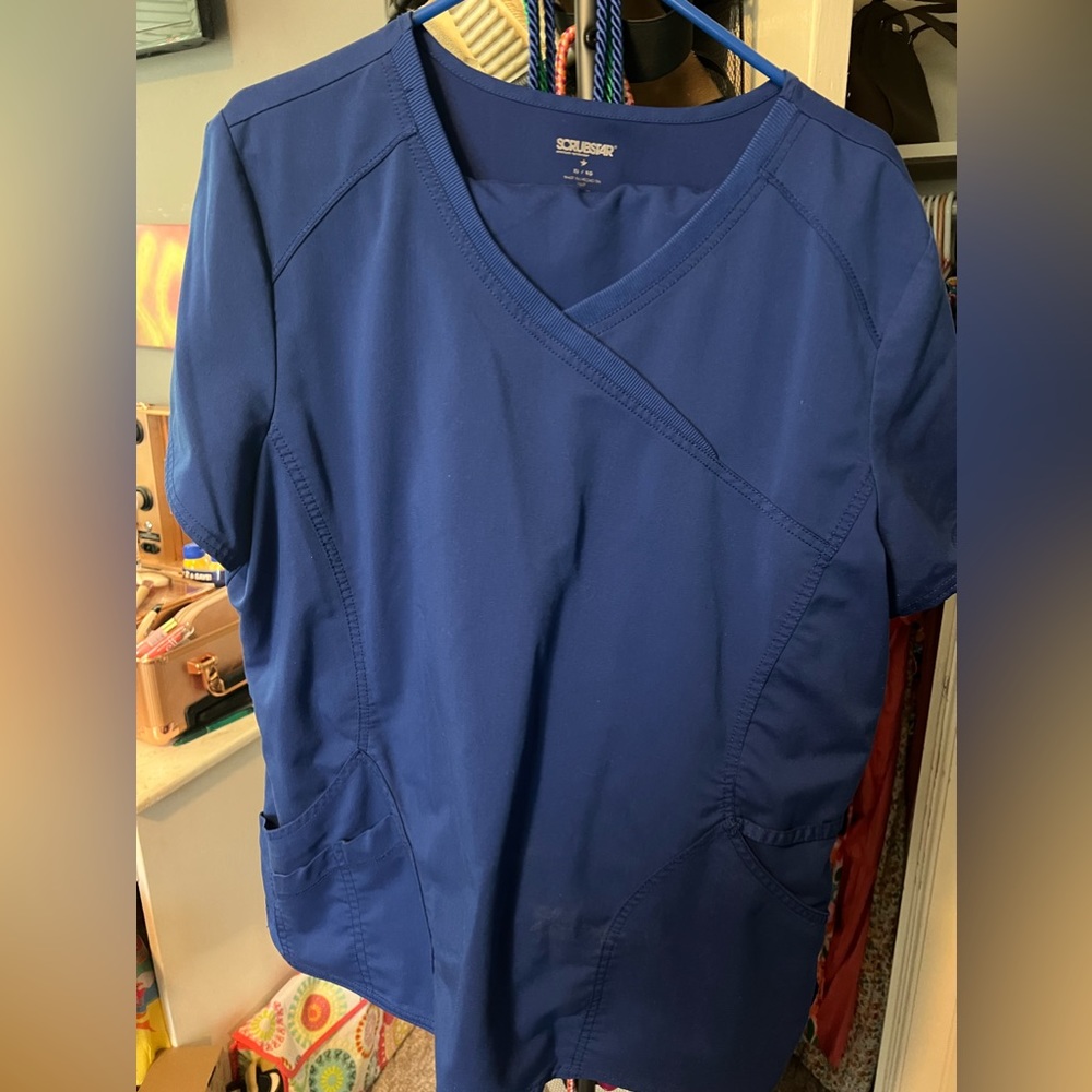 navy scrubs XL